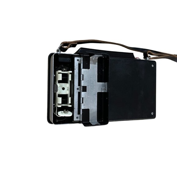 Vintage Polaroid Automatic 100 Land Camera With Case & Strap, Working Untested - Picture 5 of 5